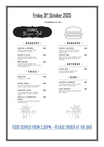 Frightworks fireworks menu 2025 -1